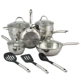 13 piece Stainless Steel  Belly Shape Cookware Set