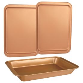 Cookie Sheet & Roasting Tray 3 Piece Set