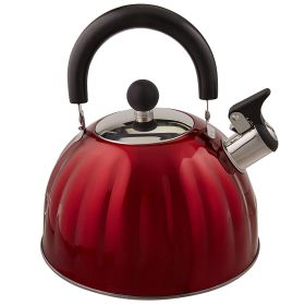 Mr. Coffee Twining 2.1 Quart Pumpkin Tea Kettle - Red