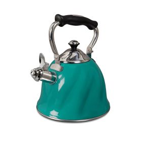 Mr Coffee Alberton Tea Kettle with Lid - Emerald Green