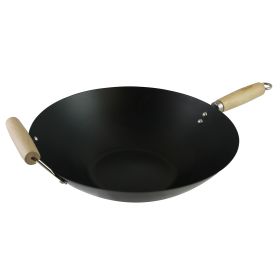 13.7 inch Carbon Steel Wok