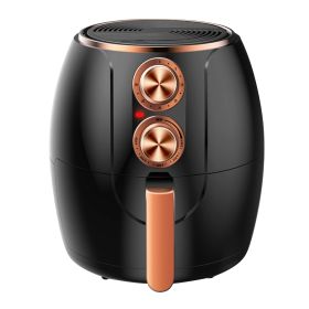 3.2 Quart Electric Air Fryer - Black and Bronze