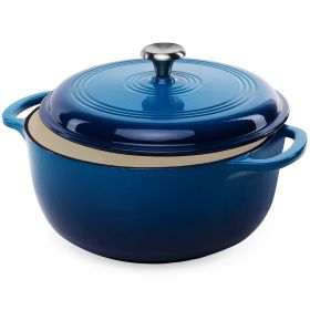 Large 6 Quart Dutch Oven - Blue