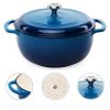 Large 6 Quart Dutch Oven - Blue