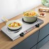 Double Hot Plate Electric Countertop Burner - 1800W