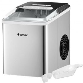 Countertop Ice Maker Machine 26 lbs/24 H -  Stainless Steel