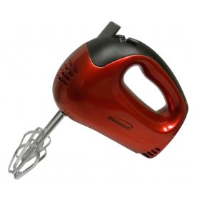 5-Speed Hand Mixer in Red