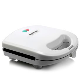 Nonstick Sandwich Maker Grill - White