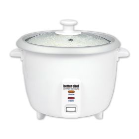 8-Cup (16-Cups Cooked) Automatic Rice Cooker - White