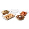 5-Piece Glass Casserole Baking Dish Set