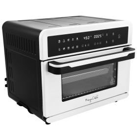 10 in 1 Electronic Multifunction 360 Degree Hot Air Technology Countertop Oven - White