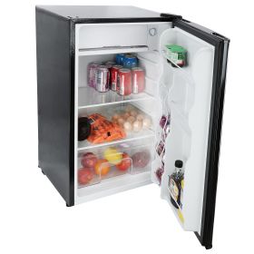 3.2 cubic ft. Refrigerator/Freezer - Black