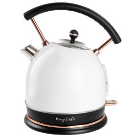 1.8 Liter Half Circle Electric Tea Kettle - White