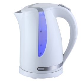 1.7Lt. Plastic Electric Tea Kettle - White