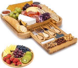 Bamboo Cheese Charcuterie Board