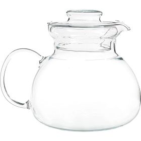 Teapot Kettle 1.5 Quart Clear Glass with Lid