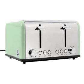 4-Slice Extra Wide Slot Toaster Moss Green