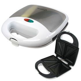 Compact Dual Sandwich Maker - White