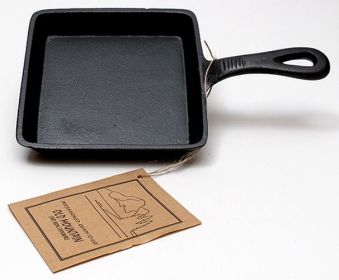 Cast Iron Preseasoned Square Skillet