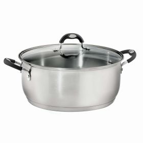 Gourmet 9 Quart Stainless Steel Covered Dutch Oven