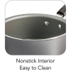 1 Quart Steel Non-Stick Sauce Pan - Gray