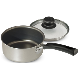 2 Quart Non-stick Covered Saucepan - Champagne