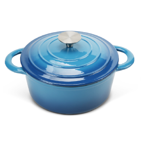 4.5 Qt Enameled Cast Iron Dutch Oven - Blue