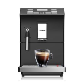 Fully Automatic Espresso Coffee Maker w/ Milk Frother;  Black