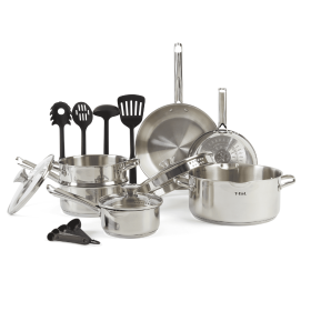 Stainless Steel Cookware Set, 14 Piece Set