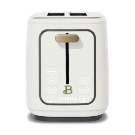 2-Slice Toaster Touch-Activated, by Drew Barrymore White