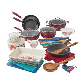 38-Piece Cookware Set - Keepsake Floral