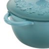 Enamel Cast Iron 6-Qt Dutch Oven - Turquoise