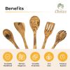 5 pcs Olive Wood Utensil Set