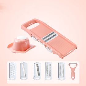 1 Set Vegetable Multi-functional Kitchen Grater - Pink