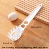 1pc Egg Emulsion Separator Surface; Kitchen Multifunction Tool - Random Color