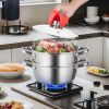 5 QT Stainless Steel Food Steamer with Lid