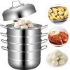 Stainless Steel Steamer Set