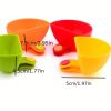 4pcs Seasoning Sugar Salad Tomato Sauce Bowl; Plate Clip Seasoning Bowl; Pickles Kitchen Clip Bowl Dipping Sauce Small Clip Seasoning Dish Plate Bowl