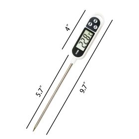 1pc; -58F°~572F°; 304 Food Grade Stainless Steel; Probe Type Electronic Thermometer - 304 Stainless Steel Probe