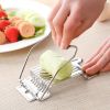 1pc; Stainless Steel Kitchen Tools; Egg Slicer; Egg Cutter - Silvery