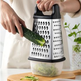 4 Sided Multi-functional Food Box Grater Stainless Steel