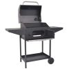 BBQ Charcoal Smoker - Black