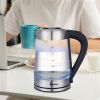 1500W Electric Kettle with Blue Glass - 2.5L