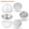 Microwave Egg Boiler Soft Medium Hard Egg Steamer - White