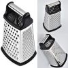 4 Sided Multi-functional Food Box Grater Stainless Steel