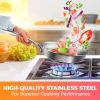 Stainless Steel Fry Pan - 8 inch