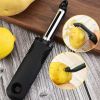 Multifunctional  Fruit Peeler, Melon Planer, Potato Scraper, Vegetable Slicer Tool - Black