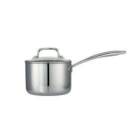 2 Qt Stainless Steel Sauce Pan Tri-Ply Clad With Lid