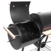 Outdoor Charcoal Grill  - Black