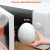 Microwave Egg Boiler Soft Medium Hard Egg Steamer - White